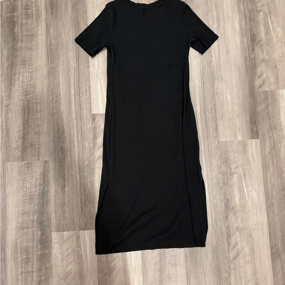 a new day Classic Black Midi Dress